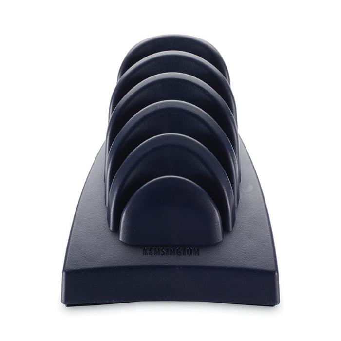 InSight Priority Puck, Holds Up to 75 Legal Size Sheets, Plastic, Blue