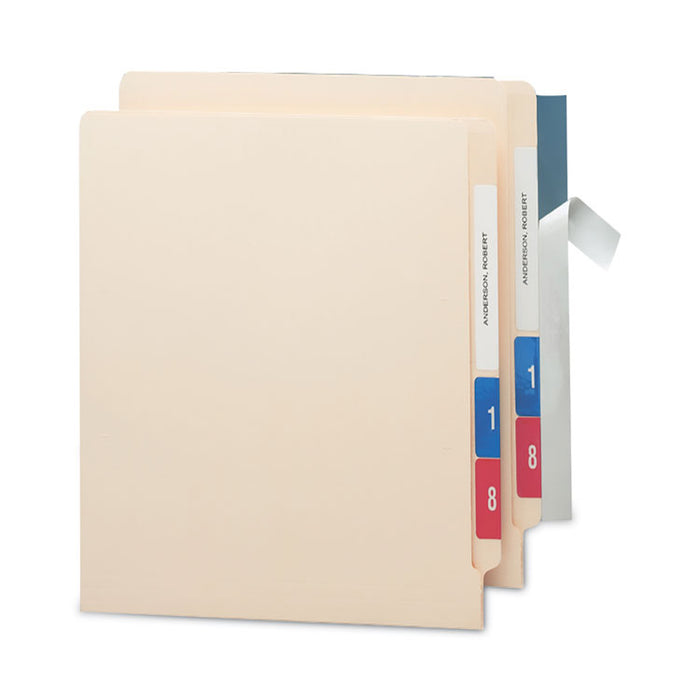 Seal and View File Folder Label Protector, Clear Laminate, 8 x 1.69, 100/Pack