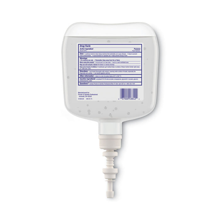 Antibacterial Gel Hand Sanitizer, 1,200 mL Refill, Fragrance-Free, 4/Carton