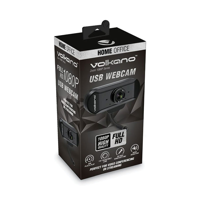 Zoom Series 1080P Universal Webcam, 1920 pixels x 1080 pixels, Black
