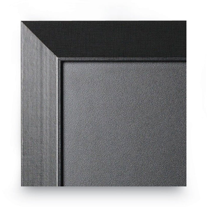 Kamashi Chalk Board, 36" x 24", Black Surface, Black Wood Frame