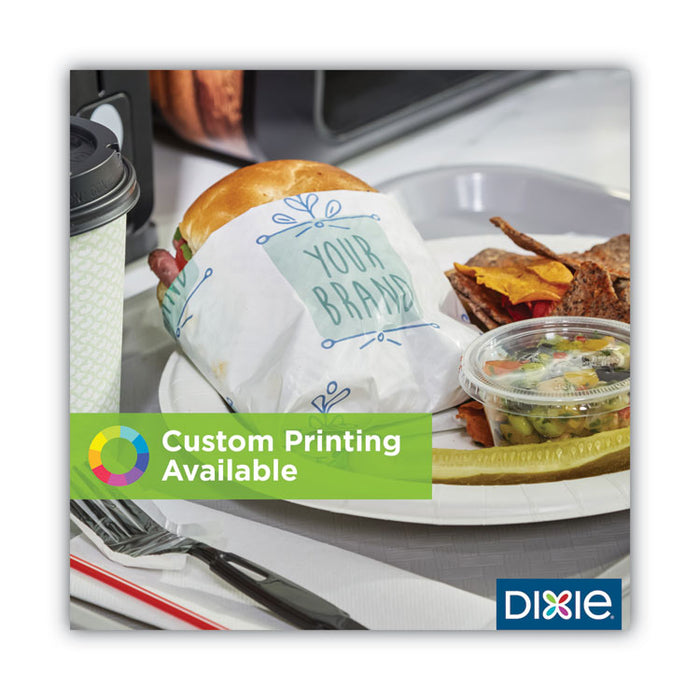 All-Purpose Food Wrap, Dry Wax Paper, 12 x 12, White, 1,000 Sheets/Pack, 5 Packs/Carton
