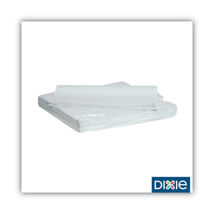All-Purpose Food Wrap, Dry Wax Paper, 14 x 14, White, 1,000 Sheets/Pack, 4 Packs/Carton