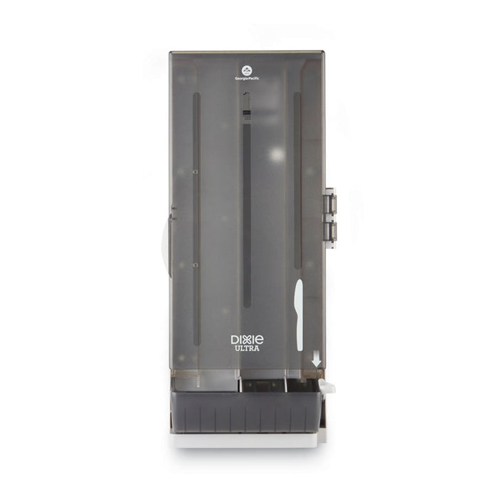 SmartStock Dining Utensil Dispenser, Holds 120 Knives, 10 x 8.78 x 24.75, Smoke