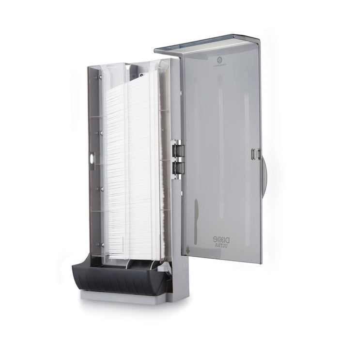 SmartStock Dining Utensil Dispenser, Holds 120 Knives, 10 x 8.78 x 24.75, Smoke