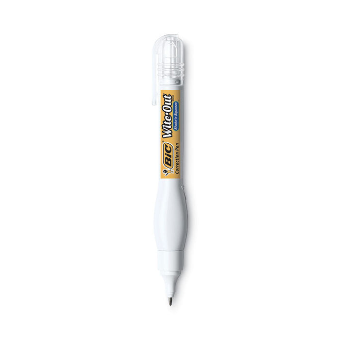 Wite-Out Shake 'n Squeeze Correction Pen, Needle Tip, 0.27 oz, White