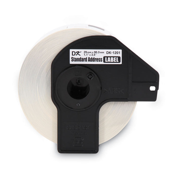 Die-Cut Address Labels, 1.1" x 3.5", White, 400 Labels/Roll