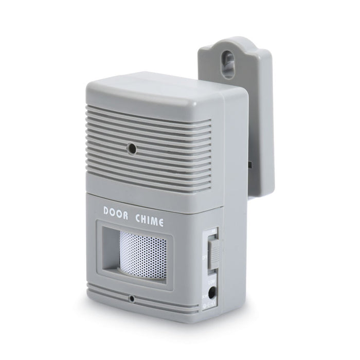 Visitor Arrival/Departure Chime, Battery Operated, 2.75 x 2 x 4.25, Gray