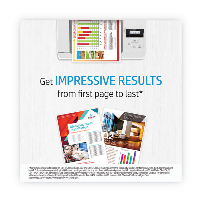 HP 206A, (W2110A) Black Original LaserJet Toner Cartridge