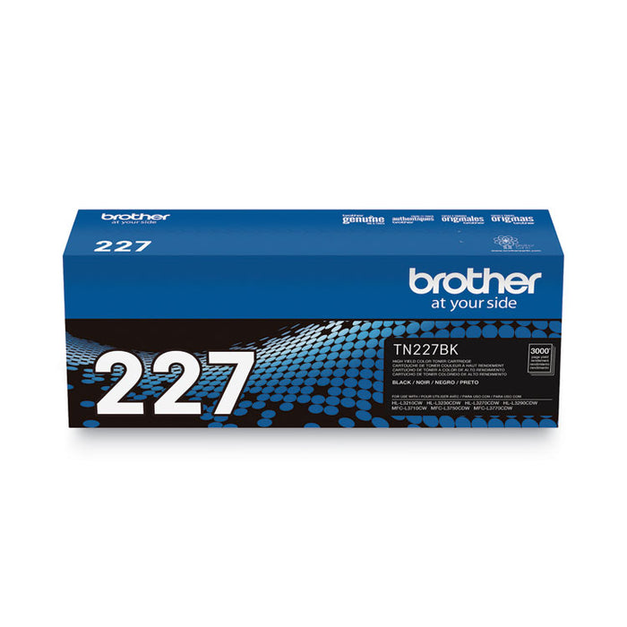 TN227BK High-Yield Toner, 3,000 Page-Yield, Black