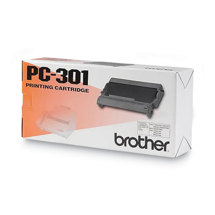 PC-301 Thermal Transfer Print Cartridge, 250 Page-Yield, Black