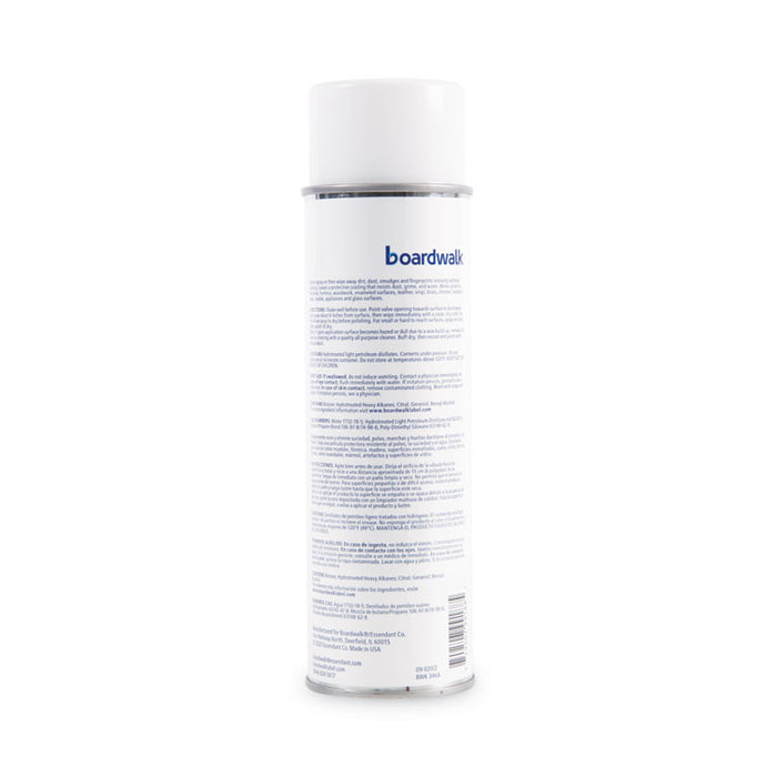 Furniture Polish, Lemon Scent, 19 oz Aerosol Spray, 12/Carton