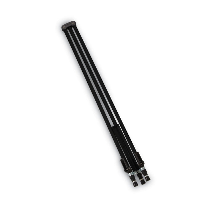 Lightweight Telescoping Tripod Easel, 38" to 66" Tall, Metal, Black, Supports Up to 25 lb