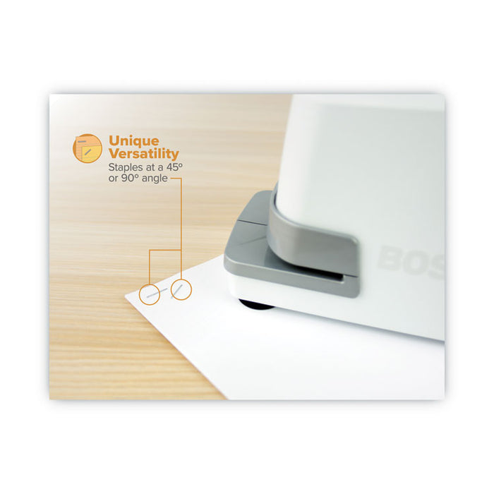 Impulse 30 Electric Stapler, 30-Sheet Capacity, White