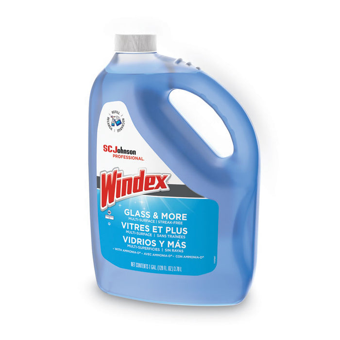 Glass Cleaner with Ammonia-D, 1 gal Bottle