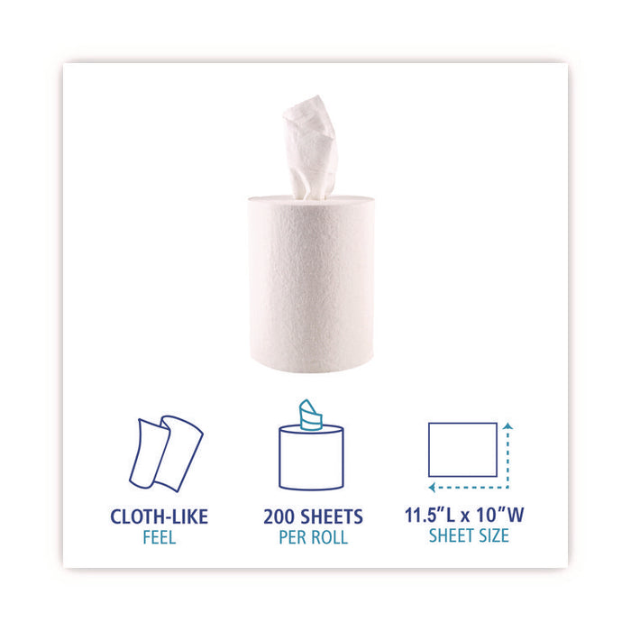 DRC Wipers, Centerpull, 10 x 11.5, White, 200/Carton