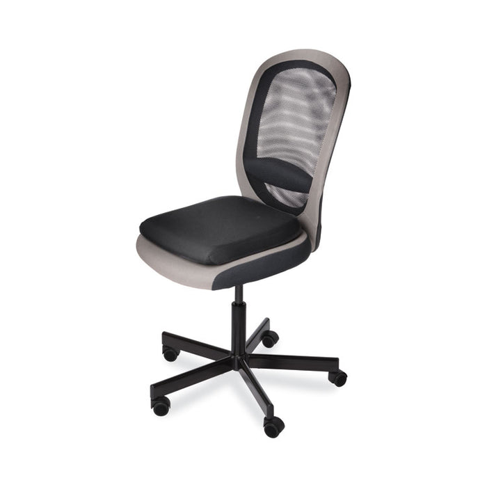 Memory Foam Seat Rest, 15.5 x 16 x 2, Black