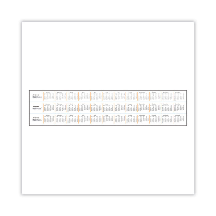 WallMates Self-Adhesive Dry Erase Weekly Planning Surfaces, 18 x 24, White/Gray/Orange Sheets, Undated