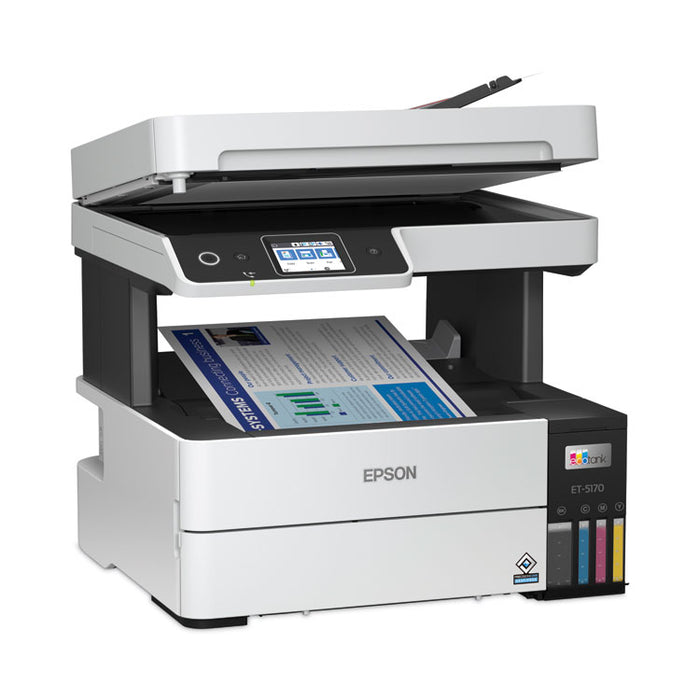 EcoTank Pro ET-5170 All-in-One Supertank Printer, Copy/Fax/Print/Scan