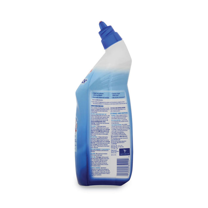 Toilet Bowl Cleaner with Hydrogen Peroxide, Ocean Fresh Scent, 24 oz Angle-Neck Bottle, 2/Pack