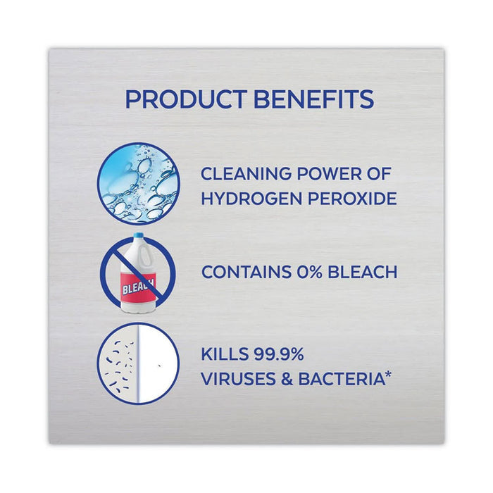 Toilet Bowl Cleaner with Hydrogen Peroxide, Ocean Fresh Scent, 24 oz Angle-Neck Bottle, 2/Pack, 4 Packs/Carton