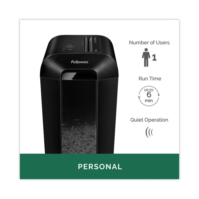 Powershred LX65 Cross-Cut Shredder, 10 Manual Sheet Capacity