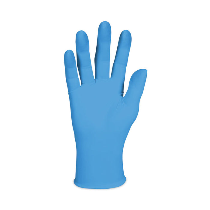 G10 2PRO Nitrile Gloves, Powder-Free, X-Small, 6 mil Thick, 9.5" Long, Blue, 100/Box, 10 Boxes/Carton