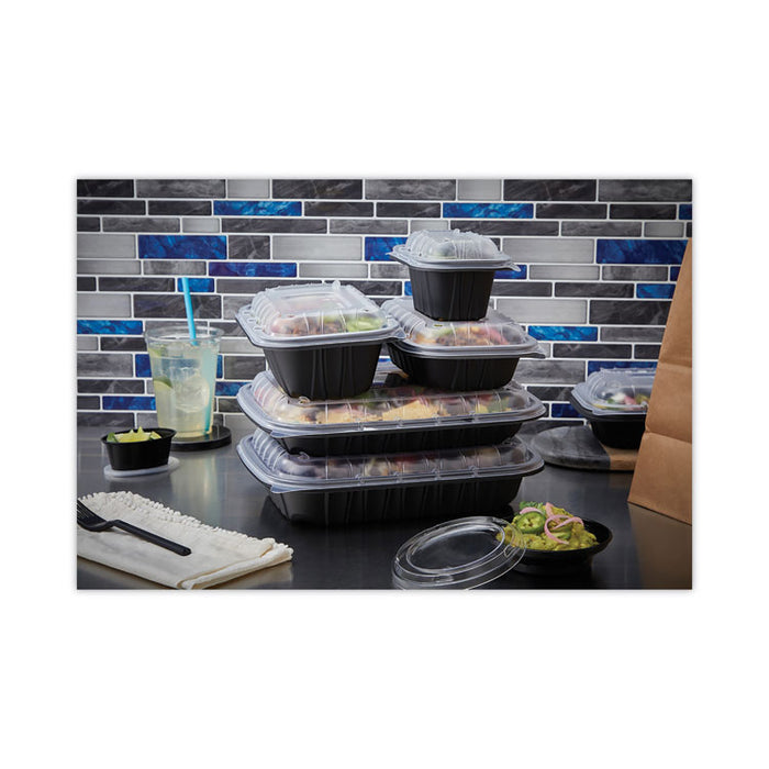 EarthChoice Entree2Go Takeout Container Vented Lid, 11.8 x 8.8 x 1, Clear, Plastic, 200/Carton