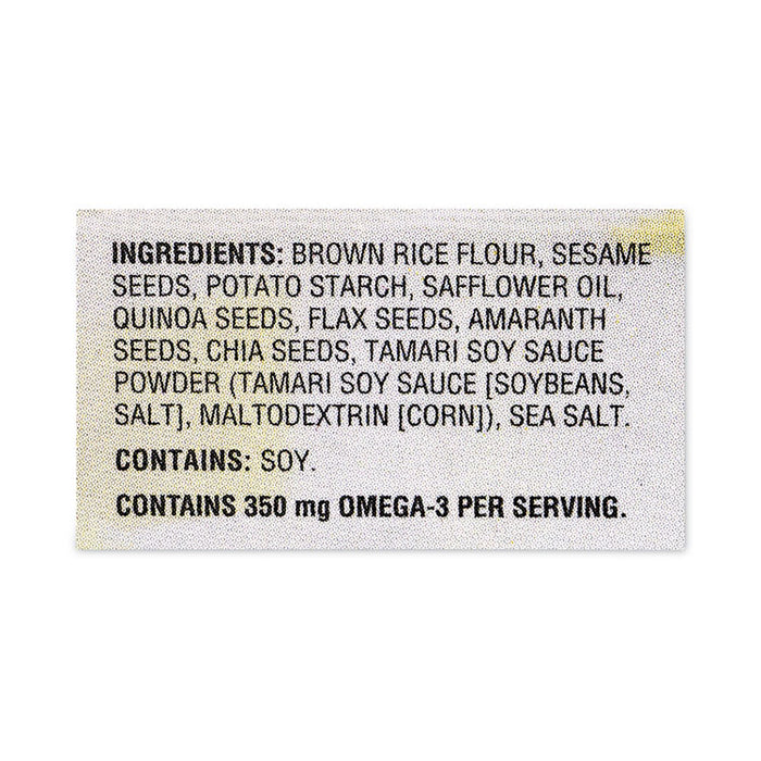 5-Seed Multi-Grain Crunchy Oven Baked Crackers, Whole Wheat, 10 oz Bag, 2 Bags/Box
