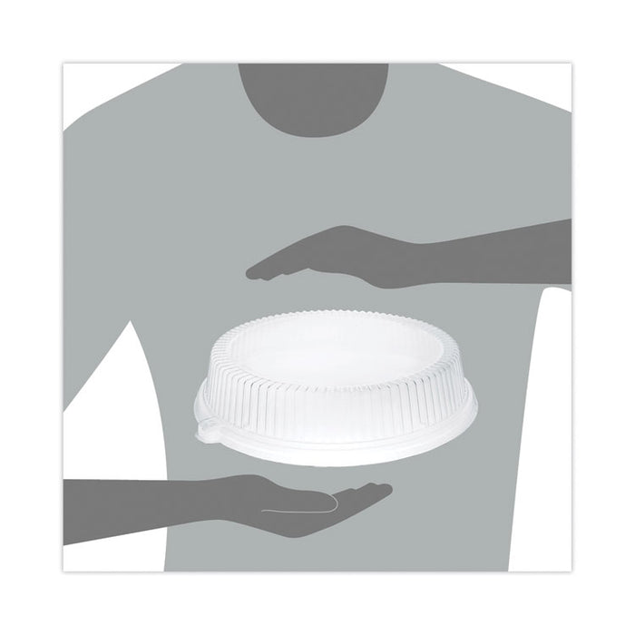 Dome Covers, For 10" Disposable Plates, Clear, Plastic, 500/Carton