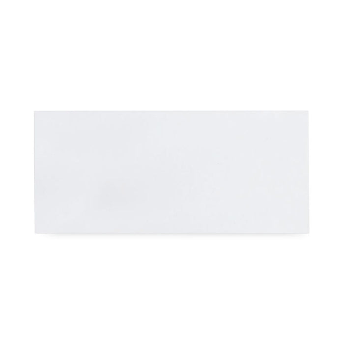 Business Envelope, #10, Commercial Flap, Diagonal Seam, Gummed Closure, 24 lb Bond Weight Paper, 4.13 x 9.5, White, 1,000/Box