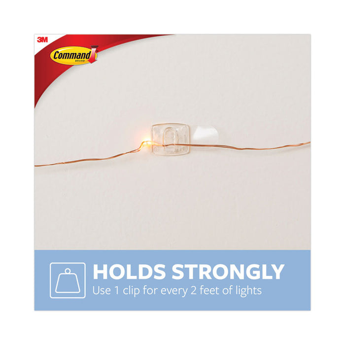 Clear Decorating Clips, Plastic, Supports 0.1 lb, 20/Pack