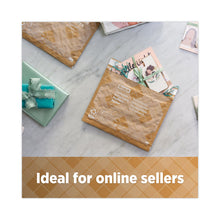 Load image into Gallery viewer, Curbside Recyclable Padded Mailer, #5, Bubble Cushion, Self-Adhesive Closure, 12 x 17.25, Natural Kraft, 100/Carton
