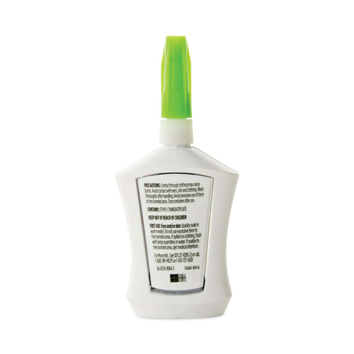 Super Glue No-Run Gel with Precision Applicator, 0.14 oz, Dries Clear