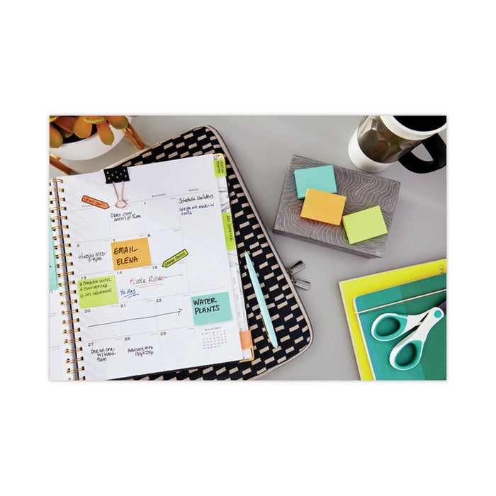 Original Pads in Poptimistic Collection Colors, 1.38" x 1.88", 100 Sheets/Pad, 12 Pads/Pack