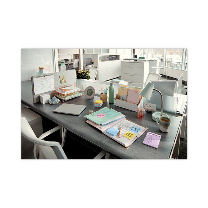 Original Recycled Note Pads, 1.5" x 2", Canary Yellow, 100 Sheets/Pad, 12 Pads/Pack