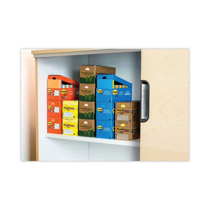 Original Recycled Note Pad Cabinet Pack, 3" x 3", Canary Yellow, 75 Sheets/Pad, 24 Pads/Pack