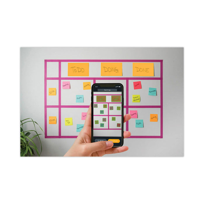 Meeting Notes in Energy Boost Collection Colors, Note Ruled, 8" x 6", 45 Sheets/Pad, 4 Pads/Pack