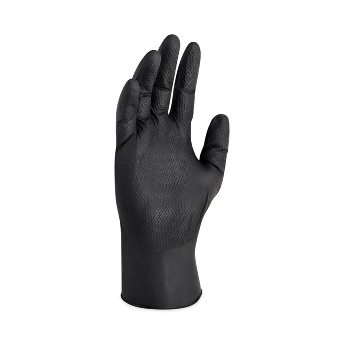 G10 Kraken Grip Nitrile Gloves, Powder-Free, XX-Large, 6 mil Thick, 9.5" Long, Black, 90/Box, 10 Boxes/Carton