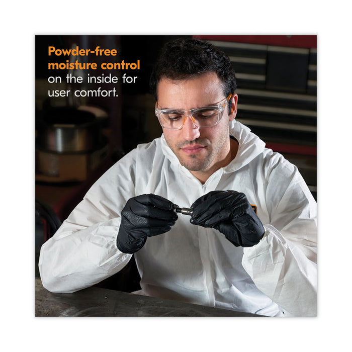 G10 Kraken Grip Nitrile Gloves, Powder-Free, XX-Large, 6 mil Thick, 9.5" Long, Black, 90/Box, 10 Boxes/Carton