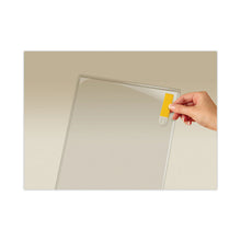 Load image into Gallery viewer, Display Pocket, Removable Interlocking Fasteners, Plastic, 8.5 x 11, Clear
