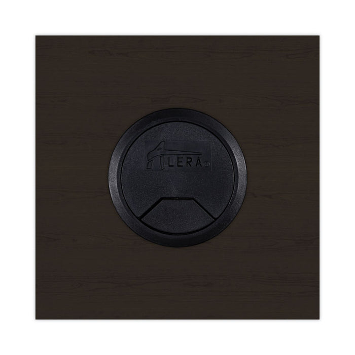 Alera Valencia Series Reversible Return/Bridge Shell, 42w x 23.63d x 29.5, Espresso