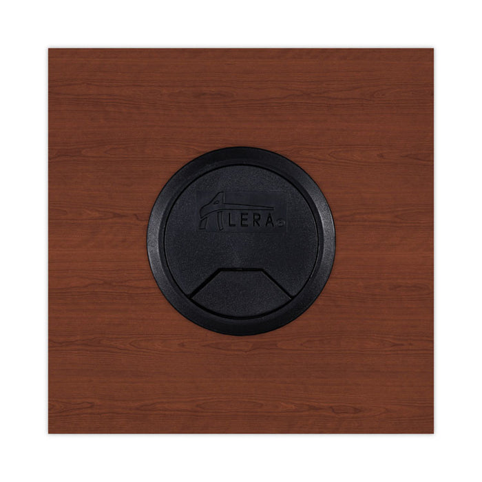 Alera Valencia Series Reversible Return/Bridge Shell, 42w x 23.63d x 29.5h, Medium Cherry
