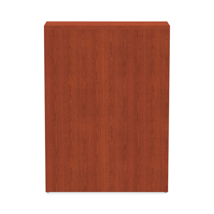 Alera Valencia Series Bookcase, Three-Shelf, 31.75w x 14d x 39.38h, Med Cherry