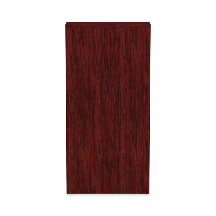 Alera Valencia Series Bookcase, Five-Shelf, 31.75w x 14d x 64.75h, Mahogany