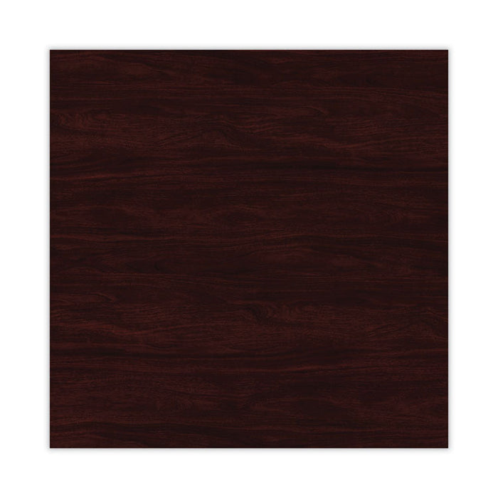 Alera Valencia Series Hutch with Doors, 4 Compartments, 58.88w x 15d x 35.38h, Mahogany