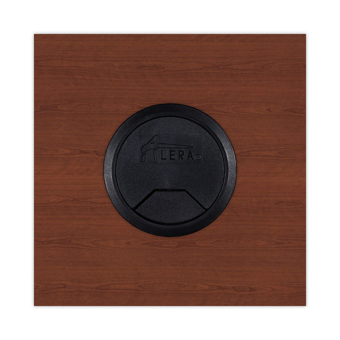 Alera Valencia Series Reversible Return/Bridge Shell, 35w x 23.63d x 29.5h, Medium Cherry