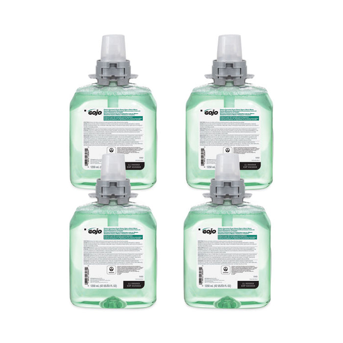 Green Certified Foam Hair and Body Wash Refill, Cucumber Melon Scent, 1,250 mL, 4/Carton