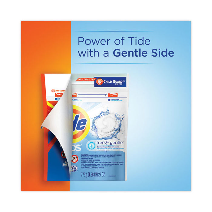 Pods, HE Compatible, Unscented, 81 Pods/Tub, 4 Tubs/Carton
