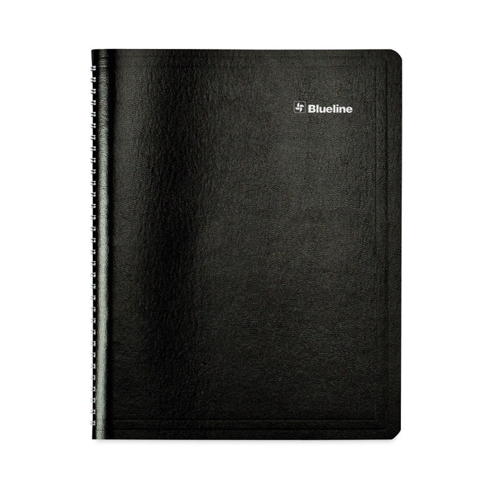 Academic Monthly Planner, 11 x 8.5, Black Cover, 14-Month: July 2025 to Aug 2026